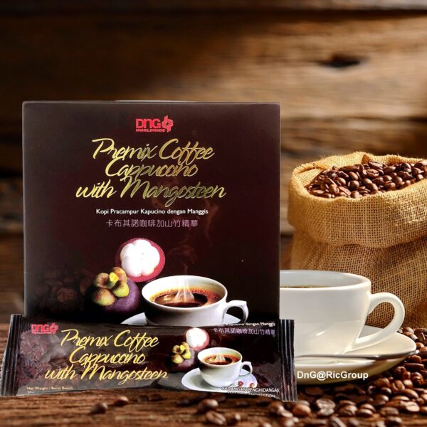Cappuccino Coffee with Mangosteen powder - Image 2